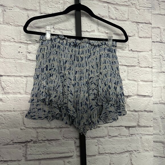 Isabel Marant Étoile Sornel Frilled Chiffon Shorts